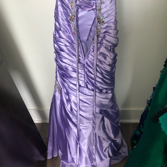 Formal dress purple size 0/2 - Picture 3 of 5